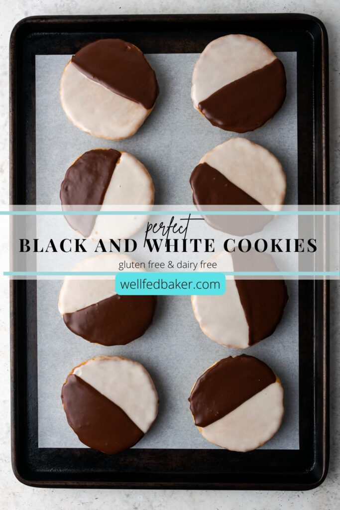 Pin for black and white cookies