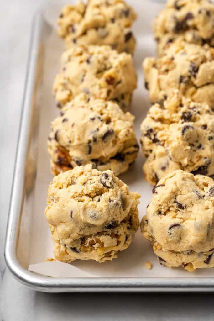 Gluten Free Levain Chocolate Chip Cookies (Copycat) - Well Fed Baker