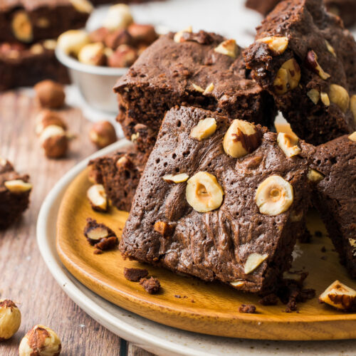 hazelnut brownies