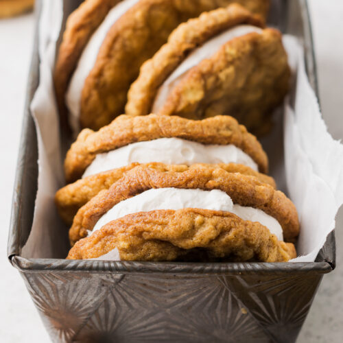 pumpkin oatmeal cream pie