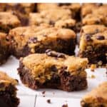 Pin for gluten free brookie bars