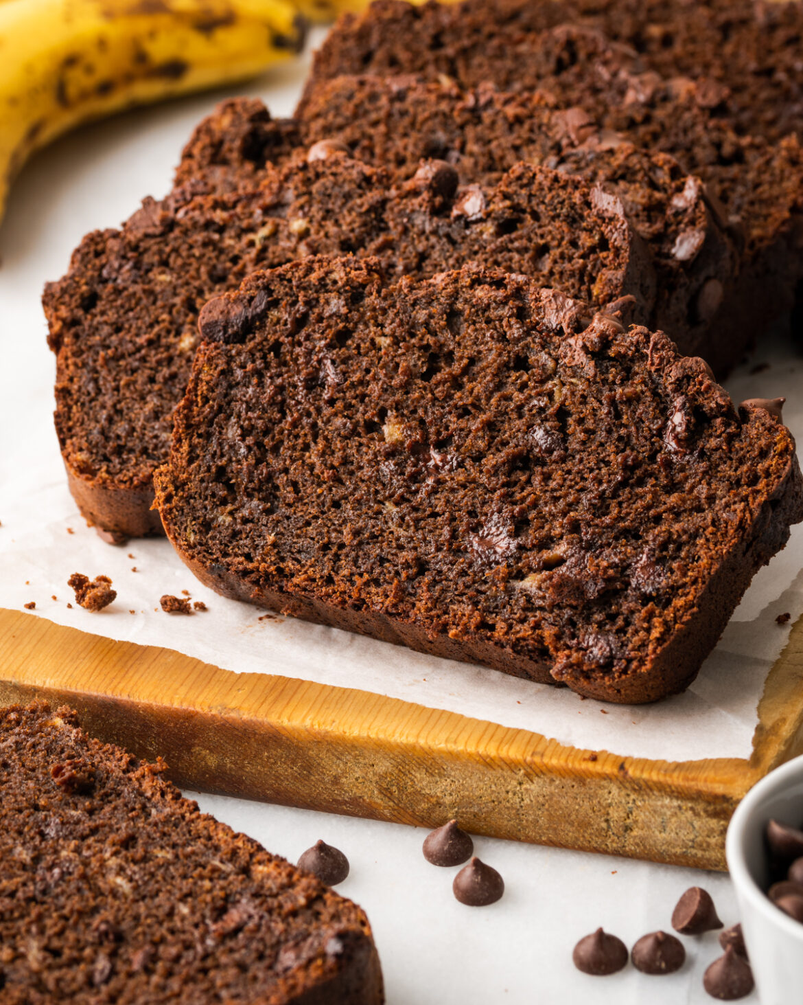 Gluten Free Chocolate Banana Bread (Dairy Free) - Well Fed Baker