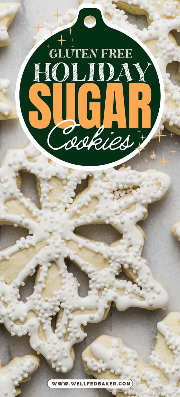 Pin for gluten free cut out sugar cookies.