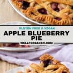 Pin for apple blueberry pie
