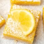 Pin for gluten free lemon bars.
