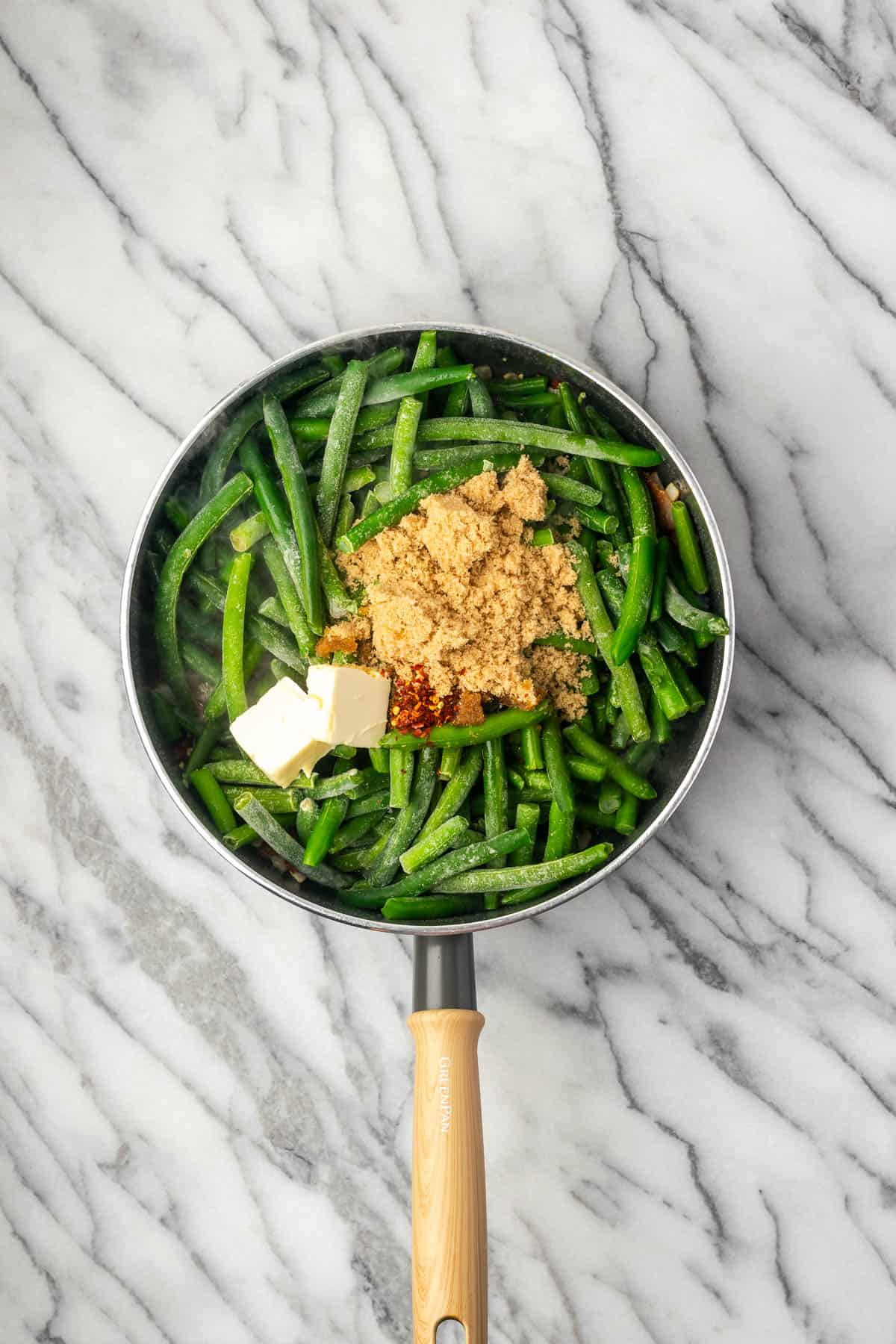 green beans with bacon dressing Green Silk Saudi Dress main image 1