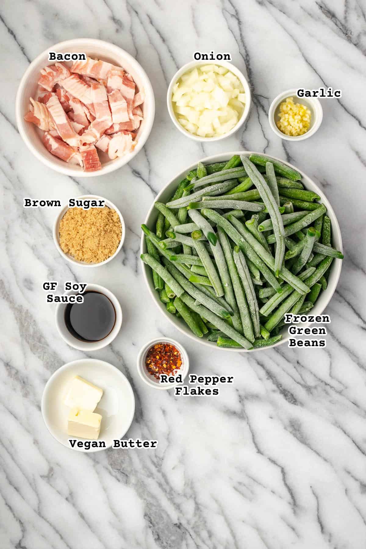 Sauteed Green Beans with Bacon (GF) - Well Fed Baker