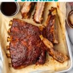 Pin for oven roasted bbq ribs