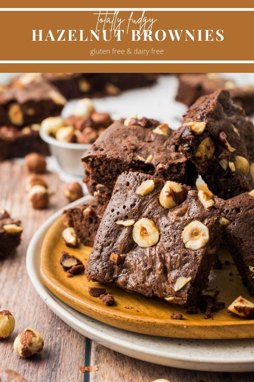 gluten free hazelnut brownies