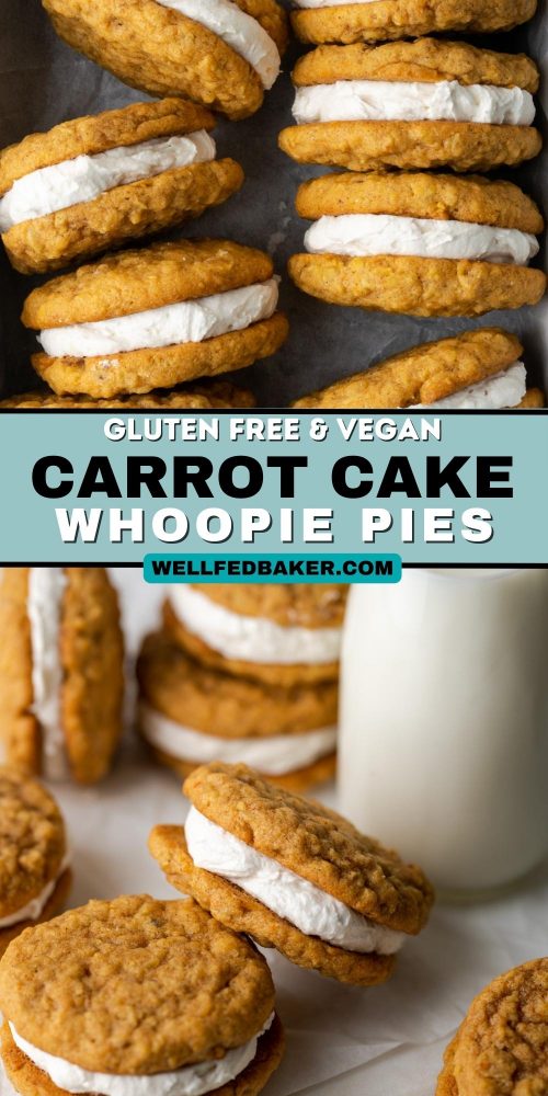 Pin for carrot cake whoopie pies.