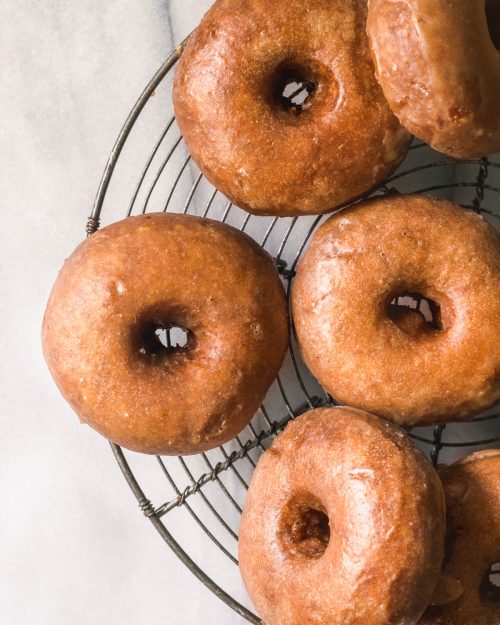 gluten free pumpkin spice dougnuts